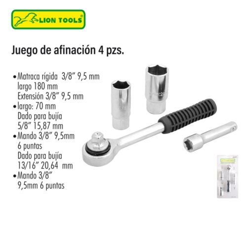 Juego de afinación 4 pzs.