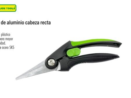Tijera de aluminio cabeza recta