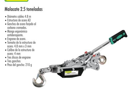 Malacate 2.5 toneladas