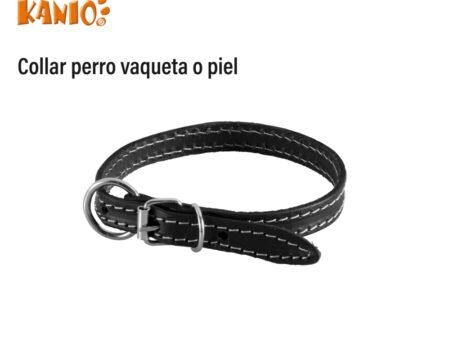 Collar perro vaqueta o piel
