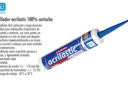 Sellador acrilastic 100% cartucho