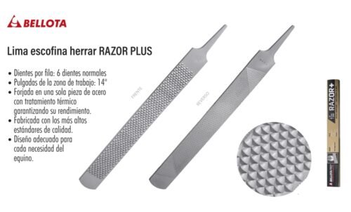 Lima escofina herrar razor plus