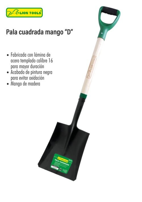 Pala cuadrada mango "d"