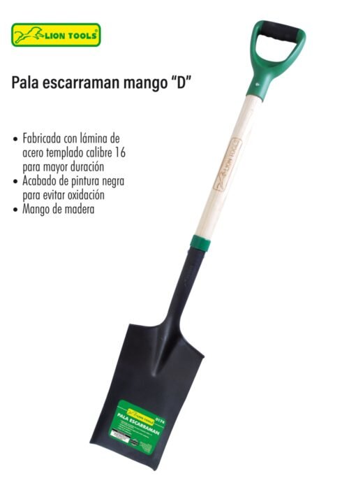 Pala escarraman mango "d"