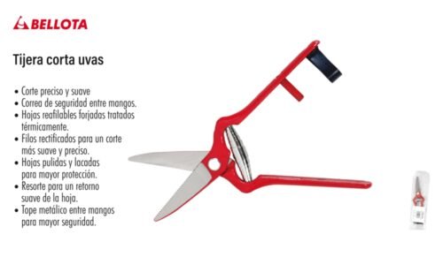Tijeras corta uvas