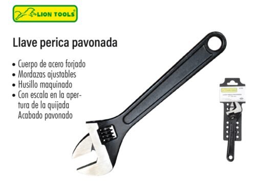 Llave perica pavonada