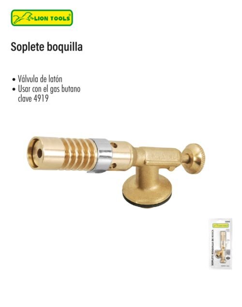 Soplete boquilla