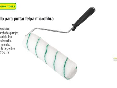 Rodillo para pintar felpa microfibra