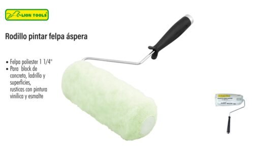 Rodillo pintar felpa aspera