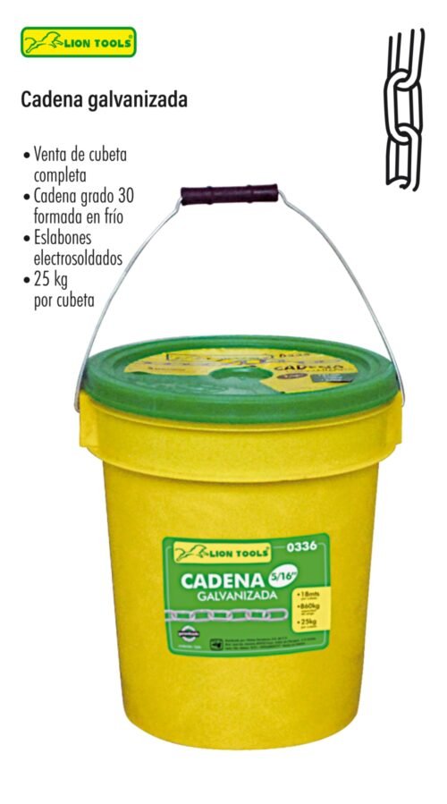 Cadena galvanizada