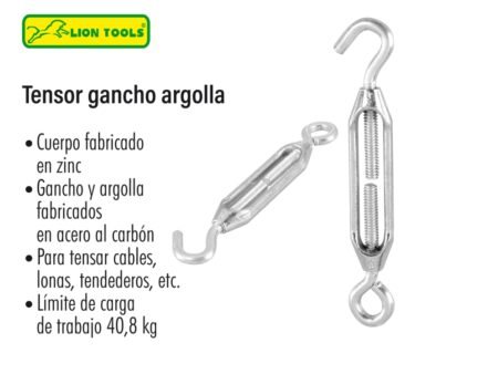 Tensor gancho argolla