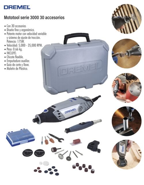 Mototool serie 3000 30 accesorios