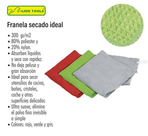 Franela secado ideal