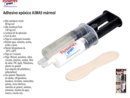 Adhesivo epóxico ajma5 mármol
