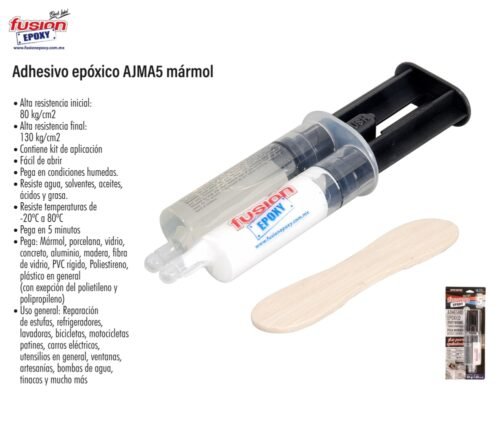 Adhesivo epóxico ajma5 mármol
