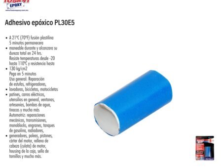 Adhesivo epóxico en plastilina pl30e5