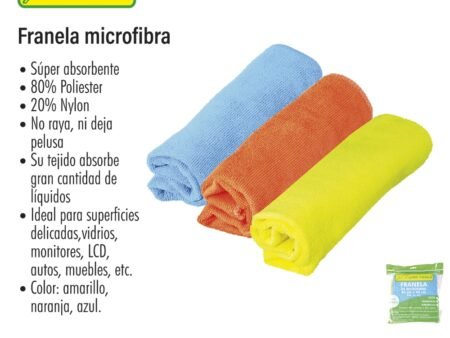 Franela microfibra