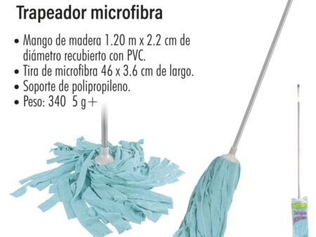 Trapeador microfibra