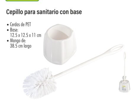 Cepillo para sanitario con base