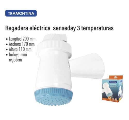 Regadera eléctrica senseday 3 temperaturas