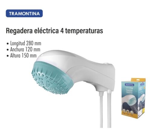Regadera eléctrica 4 temperaturas