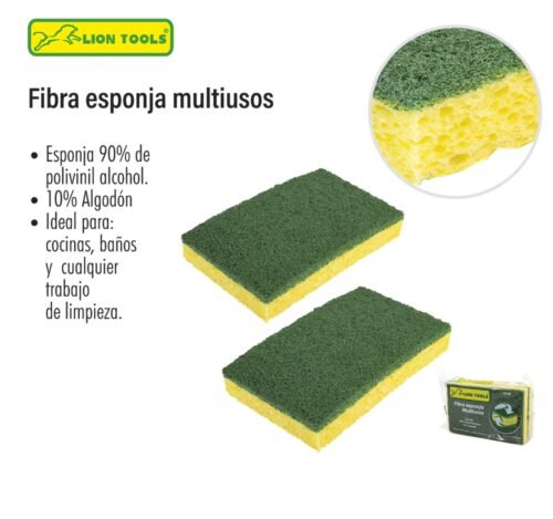 Fibra esponja multiusos