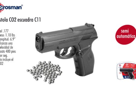 Pistola co2 escuadra c11