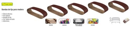 Bandas de lija para madera