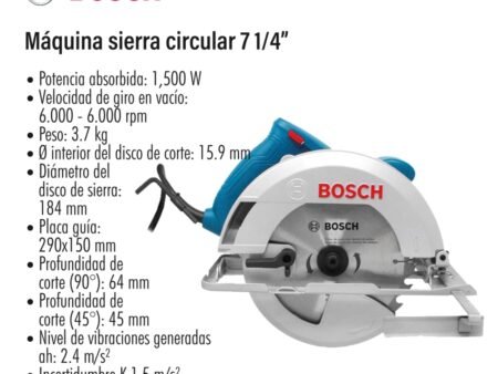 Maquina sierra circular 7 1/4"
