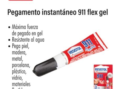 Pegamento instantáneo 911 flex gel