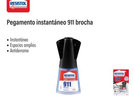 Pegamento instantáneo 911 brocha