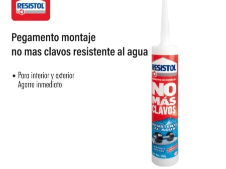 Pegamento montaje no mas clavos resistente al agua