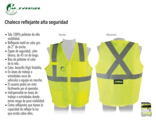 Chaleco reflejante alta seguridad