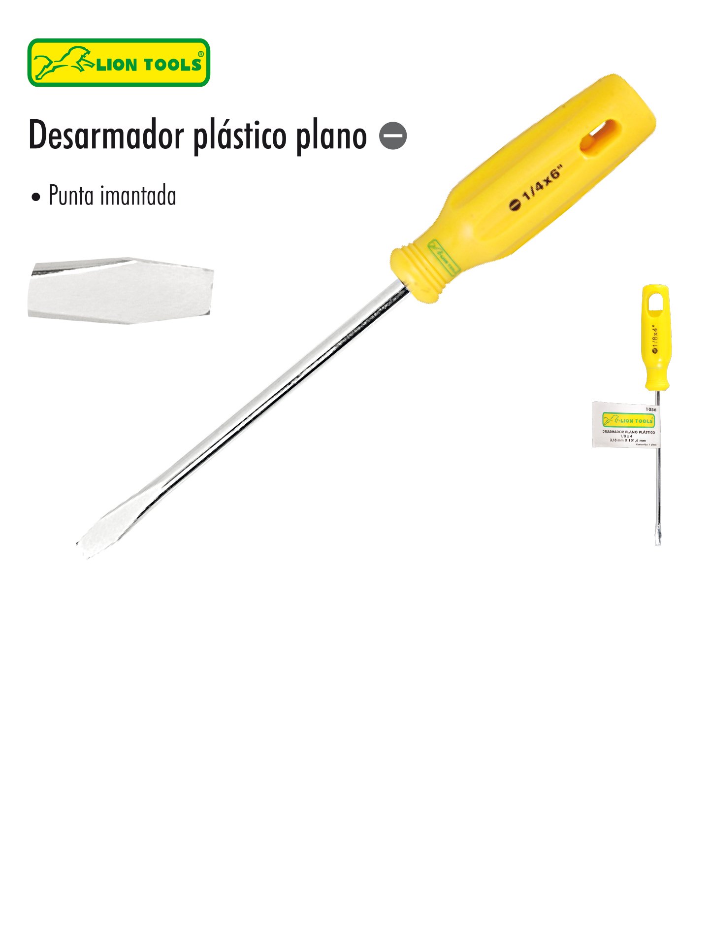 Desarmador plástico plano