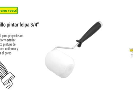 Rodillo pintar felpa 3/4"