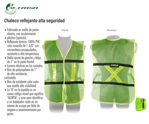 Chaleco reflejante alta seguridad