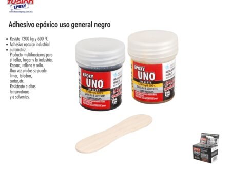 Adhesivo epóxico uso general negro