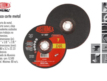 Disco corte metal