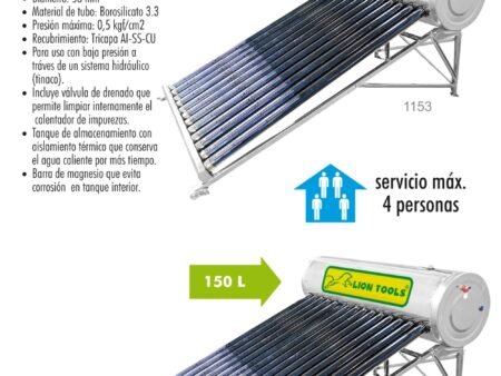 Calentadores solares de baja presión