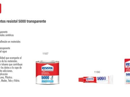 Pegamento resistol 5000 transparente