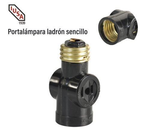 Portalámpara ladrón sencillo