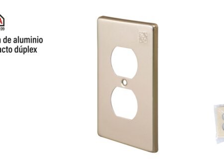 Placa de aluminio contacto duplex