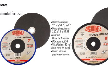Disco para corte metal ferroso