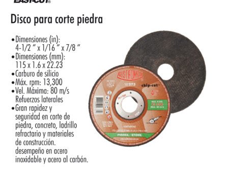 Disco para corte piedra