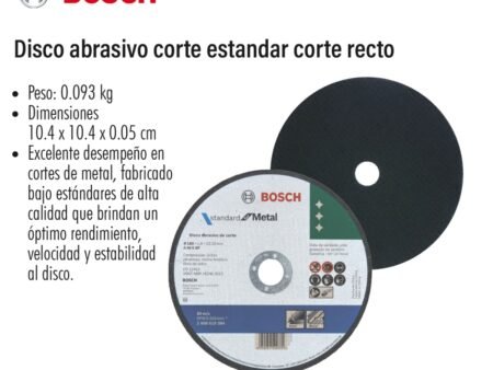 Disco abrasivo corte estandar corte recto