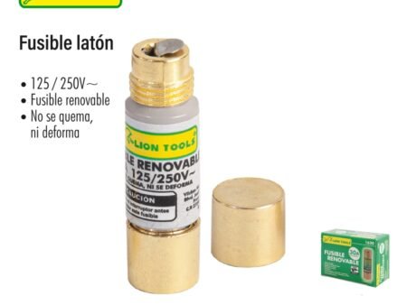 Fusible latón