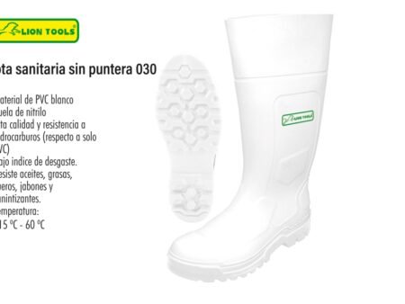 Bota sanitaria sin puntera 030