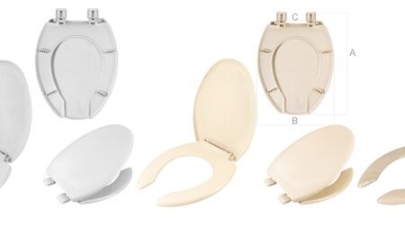 Asientos para baño alargado modelo milan