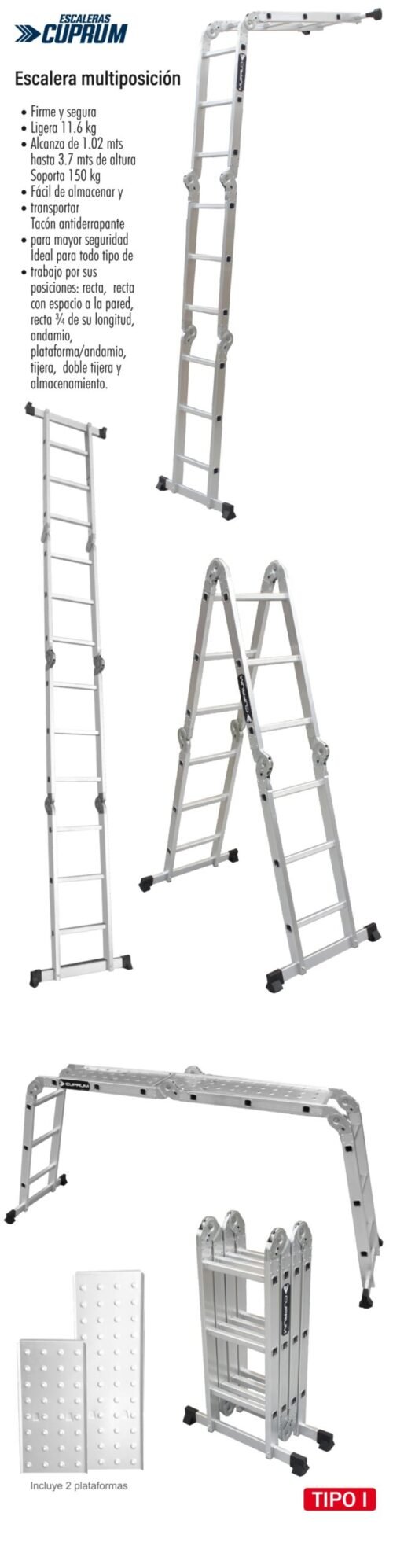 Escalera multiposición
