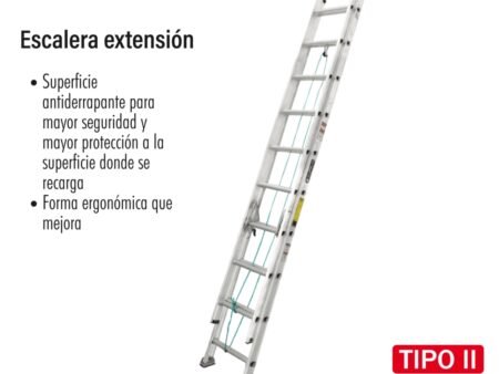Escalera extensión